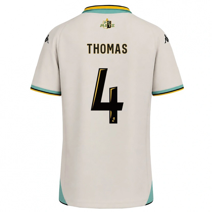 Danxen Niño Camiseta Gabriel Thomas #4 Blanco Floral Negro 2ª Equipación 2026/27 La Camisa México
