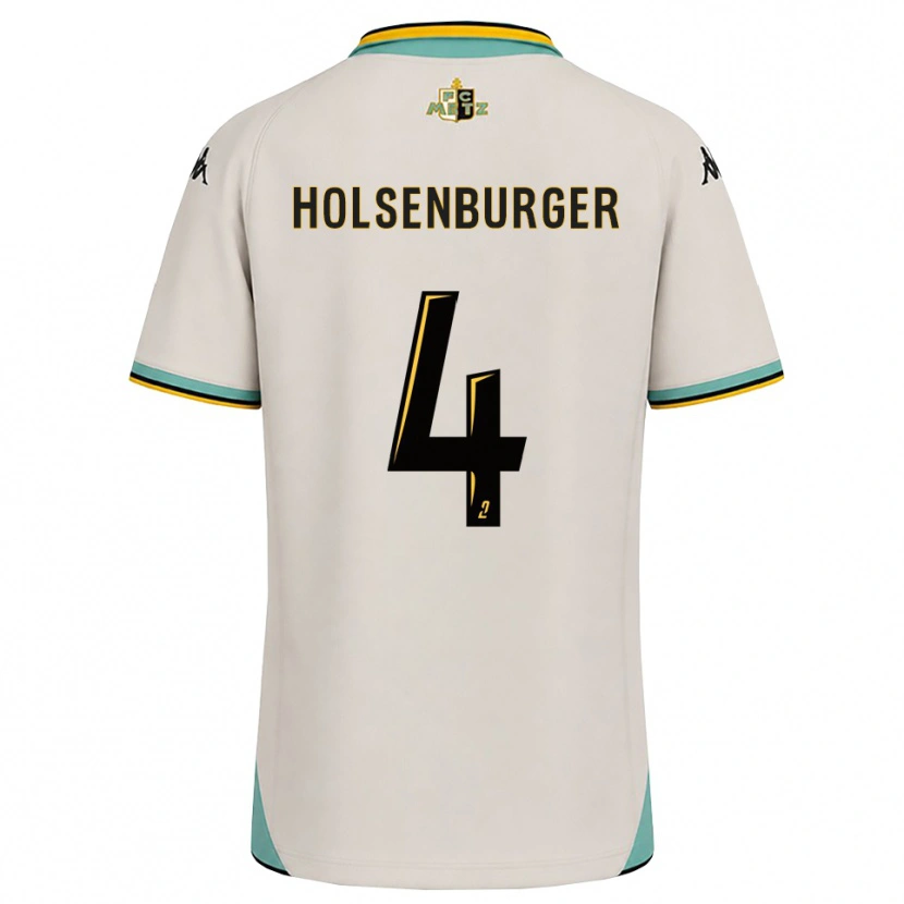 Danxen Niño Camiseta Ruben Holsenburger #4 Blanco Floral Negro 2ª Equipación 2026/27 La Camisa México