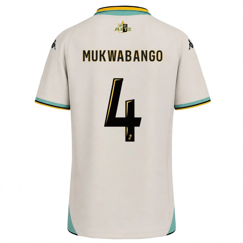 Danxen Niño Camiseta Bénit Mukwabango #4 Blanco Floral Negro 2ª Equipación 2026/27 La Camisa México