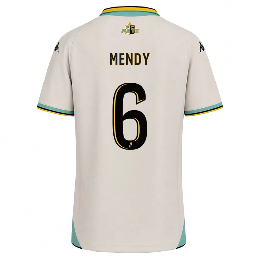 Danxen Niño Camiseta Nampalys Mendy #6 Blanco Floral Negro 2ª Equipación 2026/27 La Camisa México