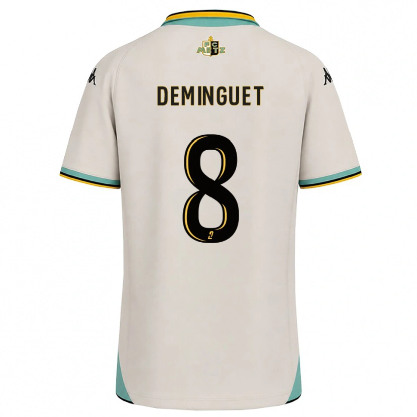Danxen Niño Camiseta Jessy Deminguet #8 Blanco Floral Negro 2ª Equipación 2026/27 La Camisa México