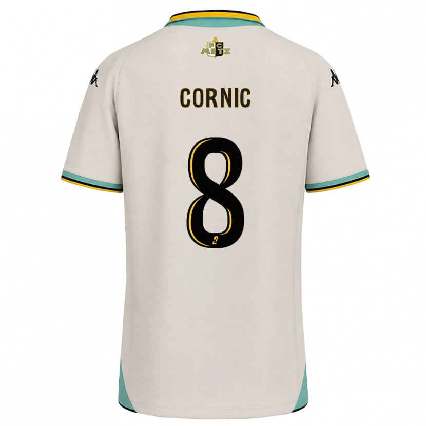 Danxen Niño Camiseta Andréa Cornic #8 Blanco Floral Negro 2ª Equipación 2026/27 La Camisa México