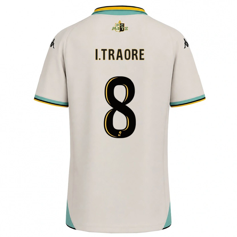 Danxen Niño Camiseta Ismaël Traoré #8 Blanco Floral Negro 2ª Equipación 2026/27 La Camisa México