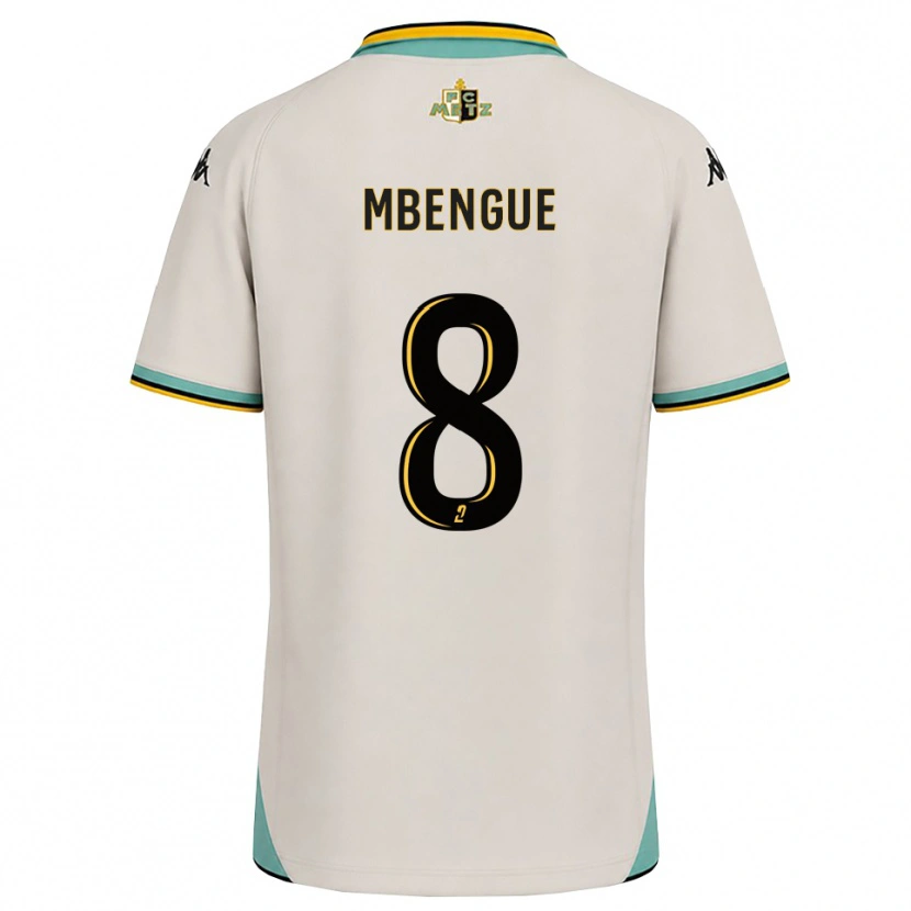Danxen Niño Camiseta Seynabou Mbengue #8 Blanco Floral Negro 2ª Equipación 2026/27 La Camisa México