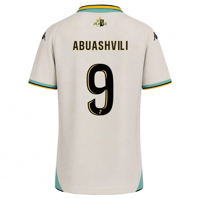 Danxen Niño Camiseta Giorgi Abuashvili #9 Blanco Floral Negro 2ª Equipación 2026/27 La Camisa México