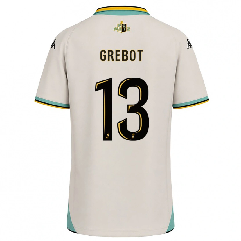 Danxen Niño Camiseta Leny Grebot #13 Blanco Floral Negro 2ª Equipación 2026/27 La Camisa México