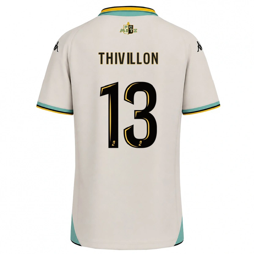Danxen Niño Camiseta Lina Thivillon #13 Blanco Floral Negro 2ª Equipación 2026/27 La Camisa México