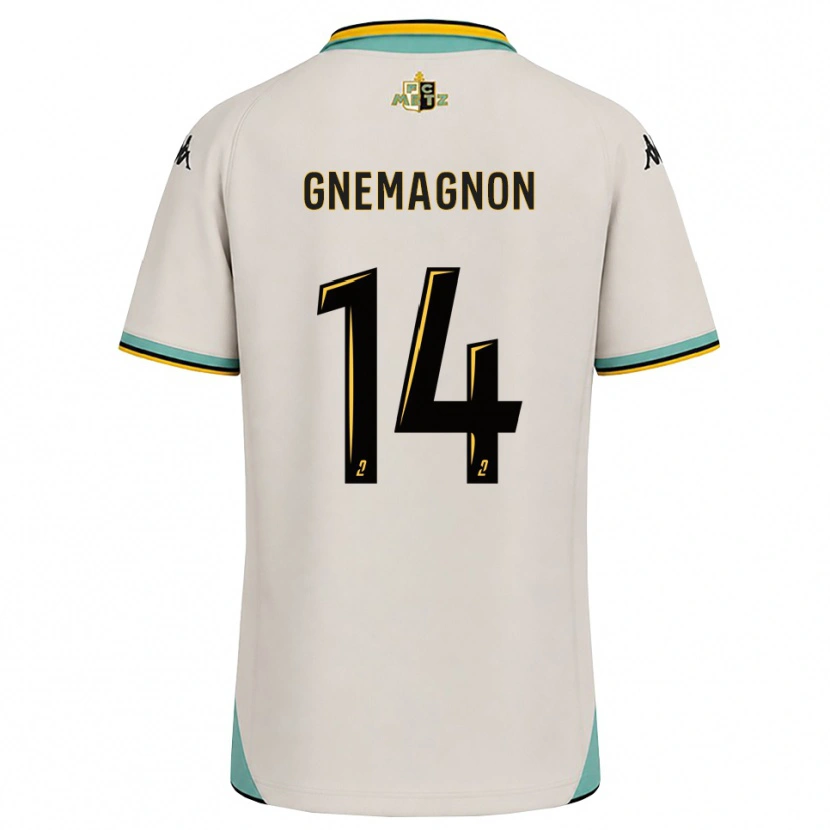 Danxen Niño Camiseta Mahi Gnemagnon #14 Blanco Floral Negro 2ª Equipación 2026/27 La Camisa México