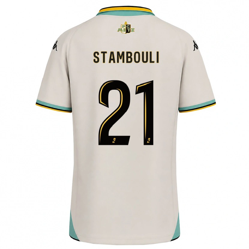 Danxen Niño Camiseta Benjamin Stambouli #21 Blanco Floral Negro 2ª Equipación 2026/27 La Camisa México
