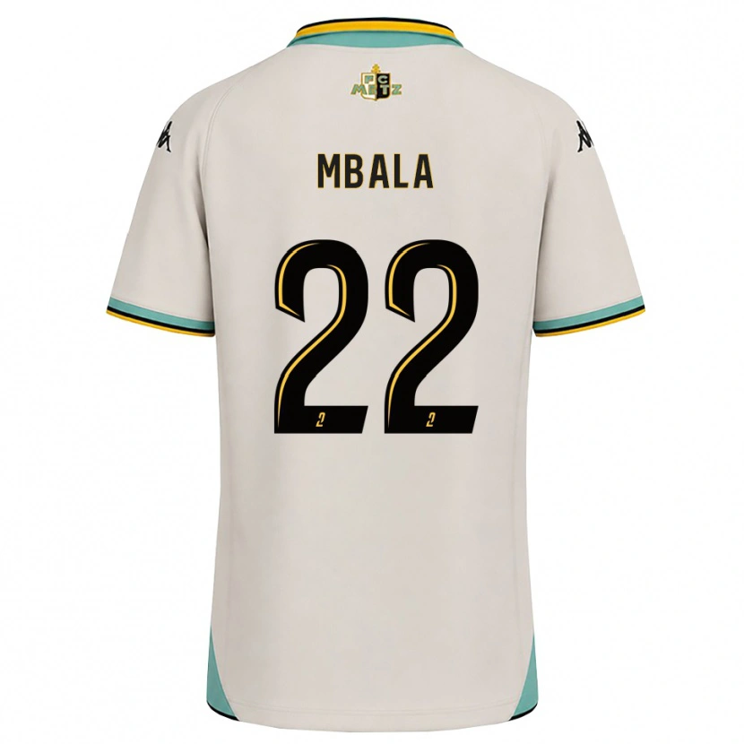 Danxen Niño Camiseta Nathan Mbala #22 Blanco Floral Negro 2ª Equipación 2026/27 La Camisa México