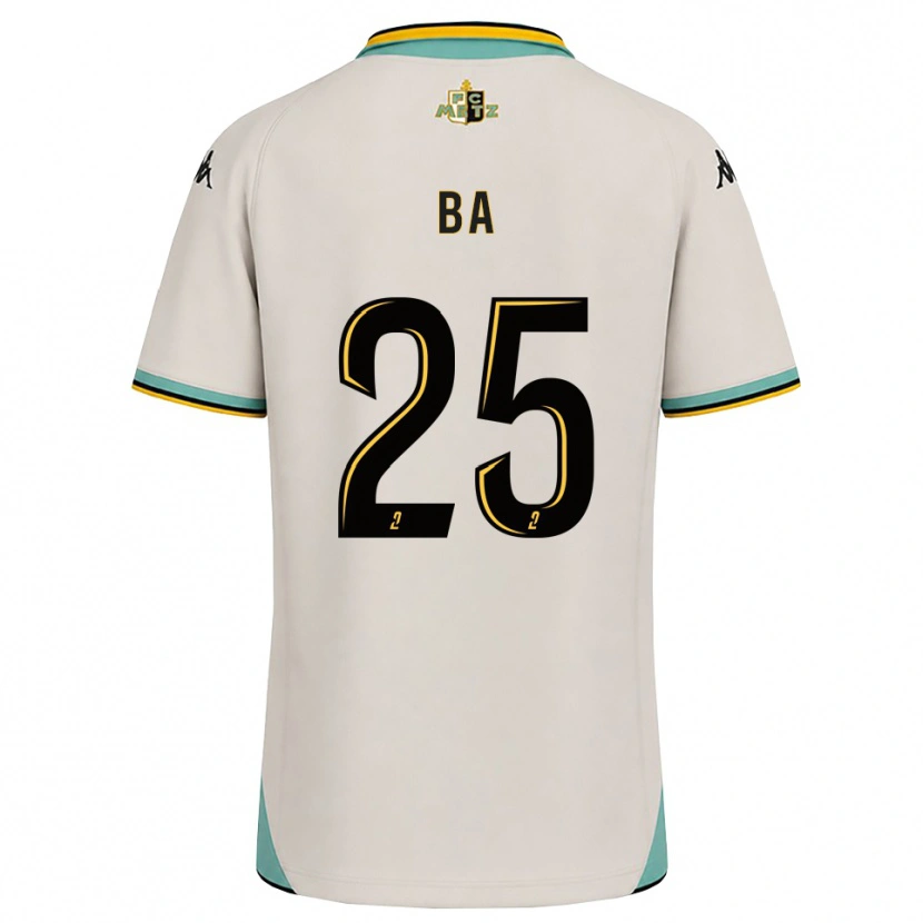 Danxen Niño Camiseta Abdoulaye Ba #25 Blanco Floral Negro 2ª Equipación 2026/27 La Camisa México