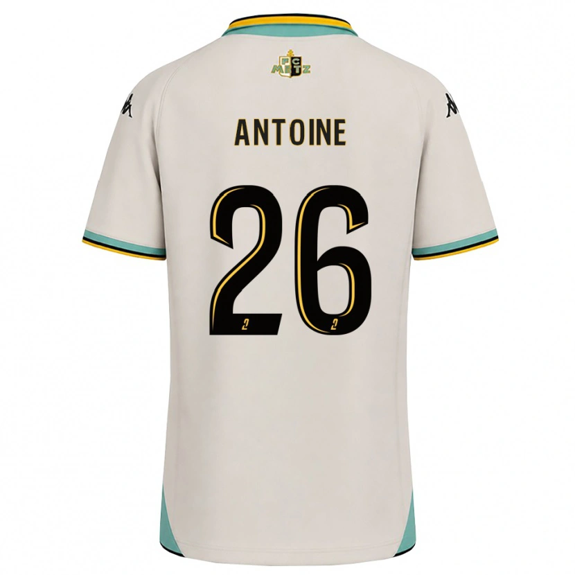 Danxen Niño Camiseta Maud Antoine #26 Blanco Floral Negro 2ª Equipación 2026/27 La Camisa México