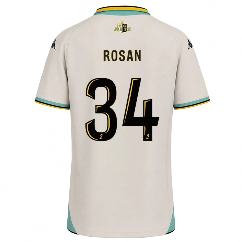 Danxen Niño Camiseta Kaylia Rosan #34 Blanco Floral Negro 2ª Equipación 2026/27 La Camisa México