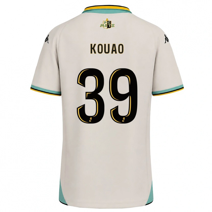 Danxen Niño Camiseta Koffi Kouao #39 Blanco Floral Negro 2ª Equipación 2026/27 La Camisa México