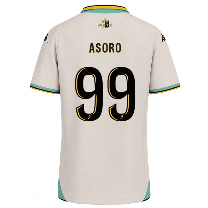 Danxen Niño Camiseta Joel Asoro #99 Blanco Floral Negro 2ª Equipación 2026/27 La Camisa México