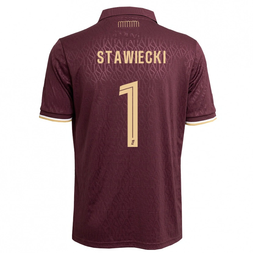Danxen Niño Camiseta Jules Stawiecki #1 Rojo Marrón Arena 2ª Equipación 2026/27 La Camisa México