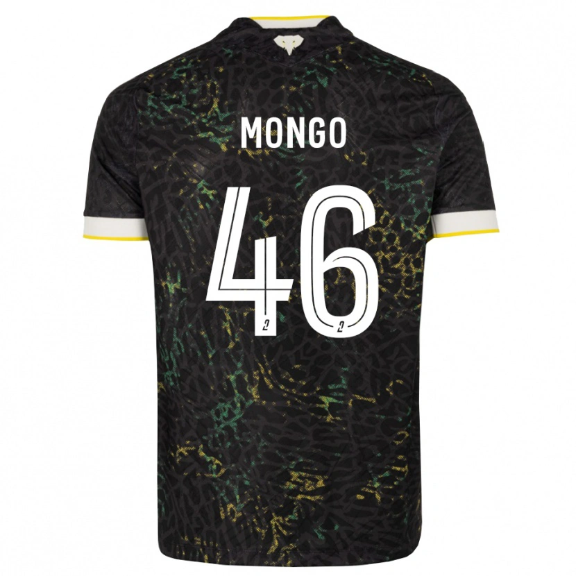 Danxen Niño Camiseta Enzo Mongo #46 Negro Blanco Amarillo 2ª Equipación 2026/27 La Camisa México