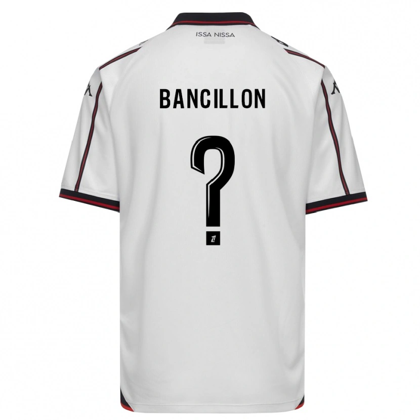 Danxen Niño Camiseta Mattéo Bancillon #0 Negro Blanco 2ª Equipación 2026/27 La Camisa México