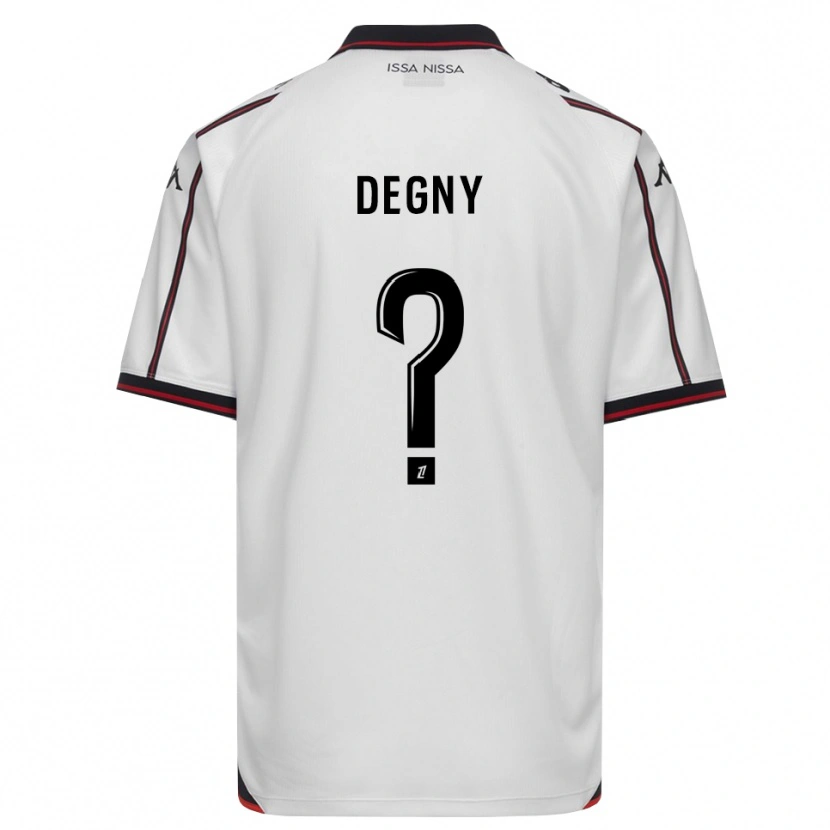 Danxen Niño Camiseta Ethan Degny #0 Negro Blanco 2ª Equipación 2026/27 La Camisa México