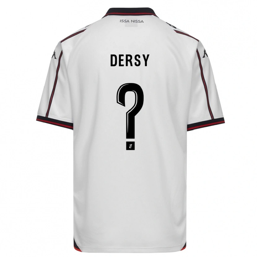 Danxen Niño Camiseta Niels Dersy #0 Negro Blanco 2ª Equipación 2026/27 La Camisa México