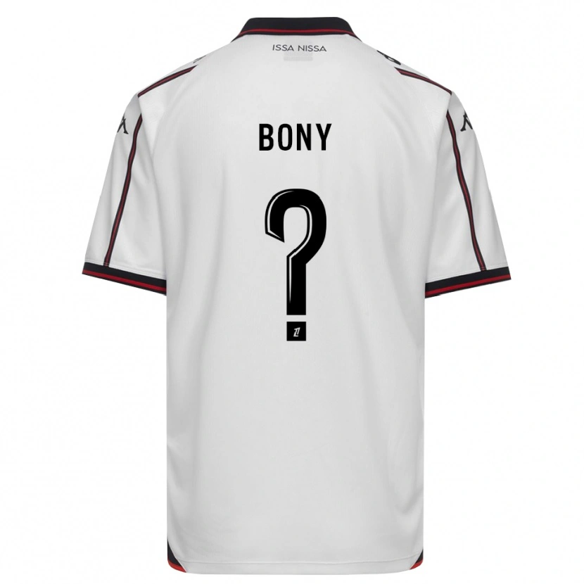 Danxen Niño Camiseta Geoffroy Bony #0 Negro Blanco 2ª Equipación 2026/27 La Camisa México