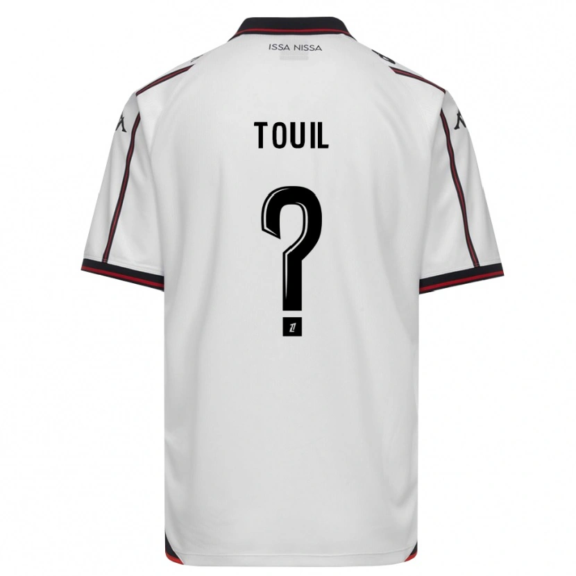 Danxen Niño Camiseta Yanis Touil #0 Negro Blanco 2ª Equipación 2026/27 La Camisa México