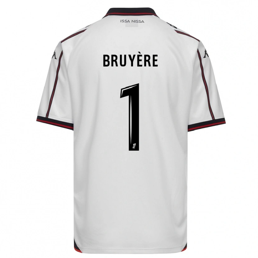 Danxen Niño Camiseta Théo Bruyère #1 Negro Blanco 2ª Equipación 2026/27 La Camisa México