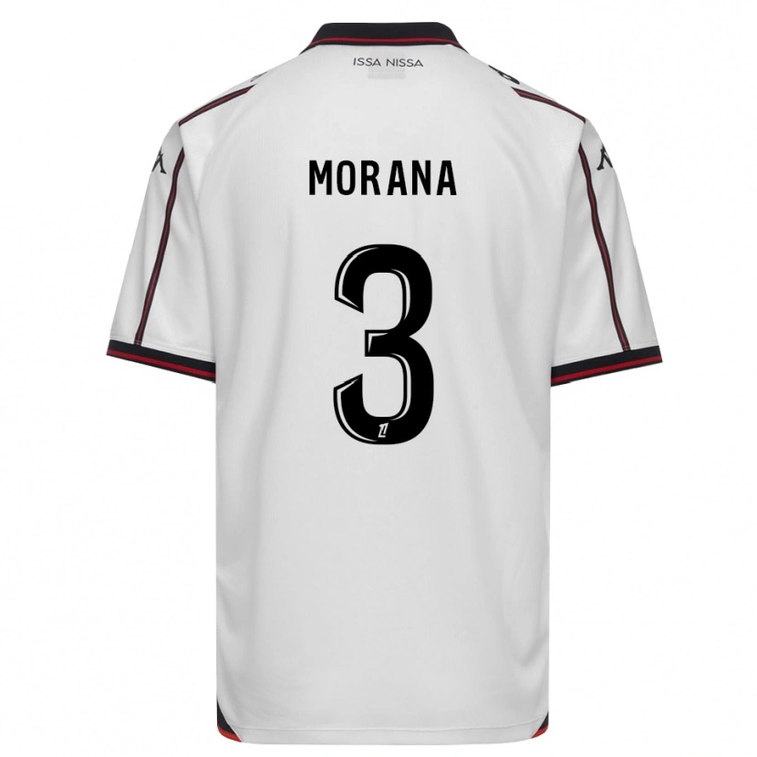 Danxen Niño Camiseta Djelan Morana #3 Negro Blanco 2ª Equipación 2026/27 La Camisa México