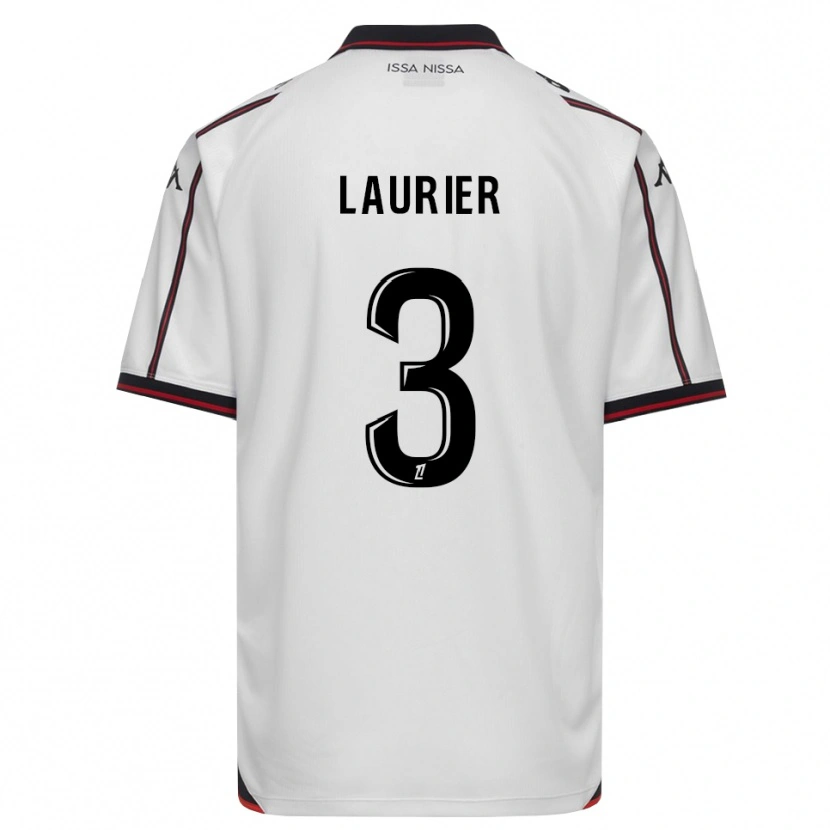 Danxen Niño Camiseta Estelle Laurier #3 Negro Blanco 2ª Equipación 2026/27 La Camisa México