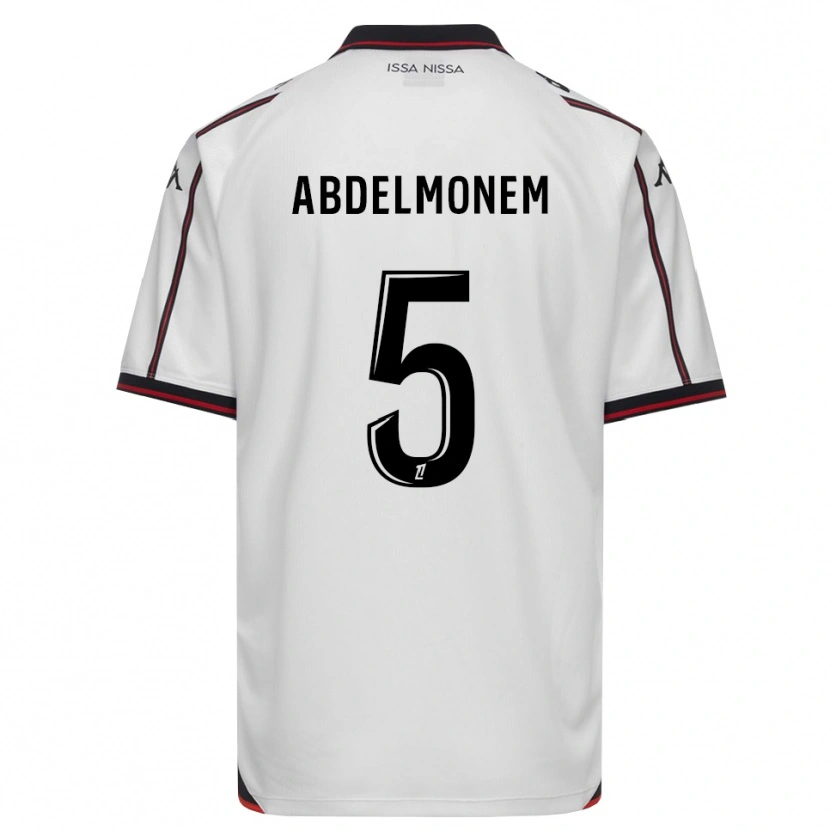 Danxen Niño Camiseta Mohamed Abdelmonem #5 Negro Blanco 2ª Equipación 2026/27 La Camisa México