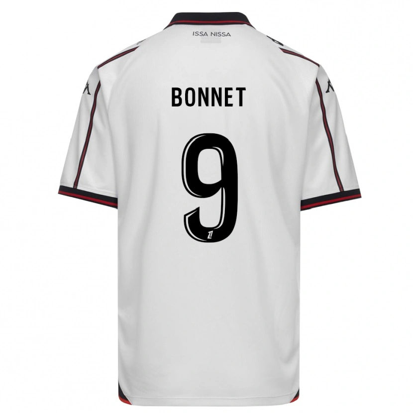 Danxen Niño Camiseta Thomas Bonnet #9 Negro Blanco 2ª Equipación 2026/27 La Camisa México