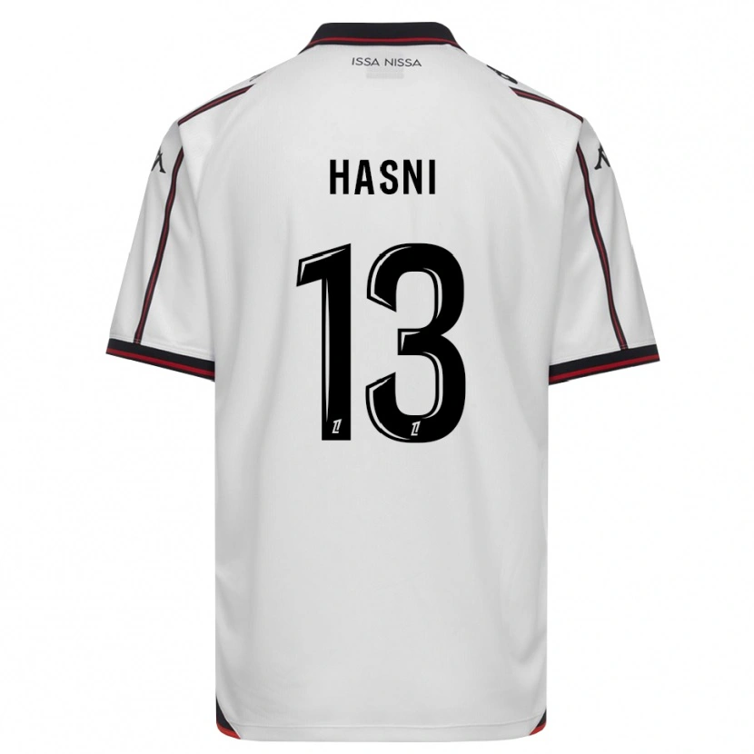 Danxen Niño Camiseta Zinedine Hasni #13 Negro Blanco 2ª Equipación 2026/27 La Camisa México