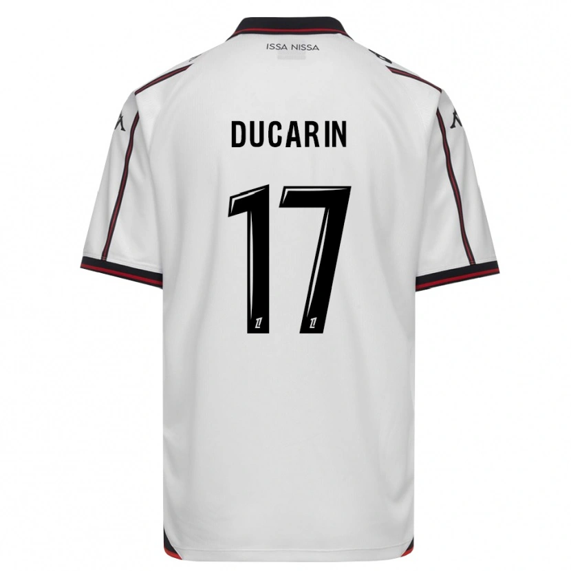 Danxen Niño Camiseta Léa Ducarin #17 Negro Blanco 2ª Equipación 2026/27 La Camisa México