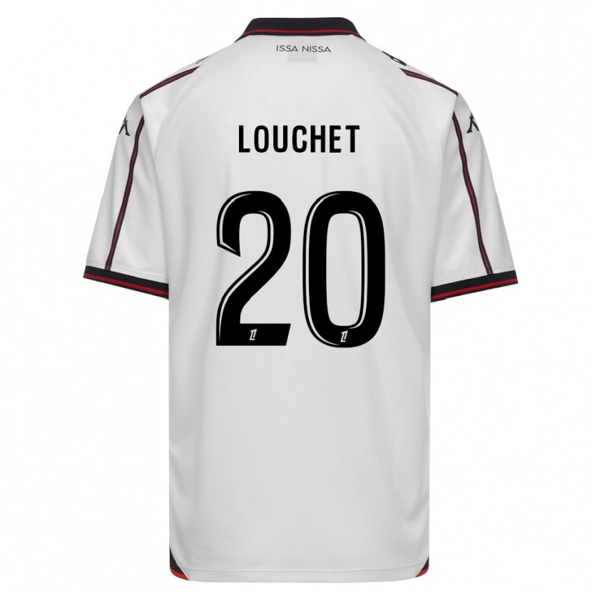Danxen Niño Camiseta Tom Louchet #20 Negro Blanco 2ª Equipación 2026/27 La Camisa México