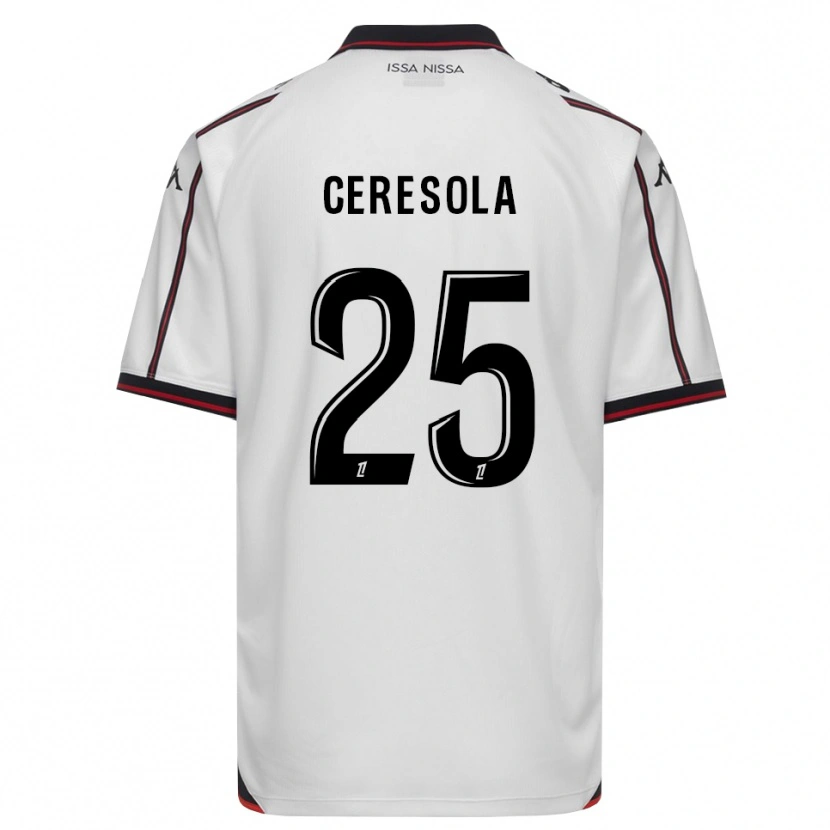 Danxen Niño Camiseta Manon Ceresola #25 Negro Blanco 2ª Equipación 2026/27 La Camisa México