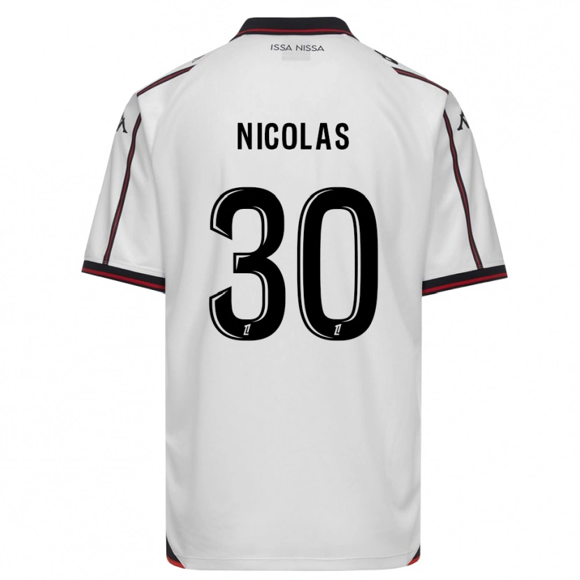 Danxen Niño Camiseta Lina-Lou Nicolas #30 Negro Blanco 2ª Equipación 2026/27 La Camisa México
