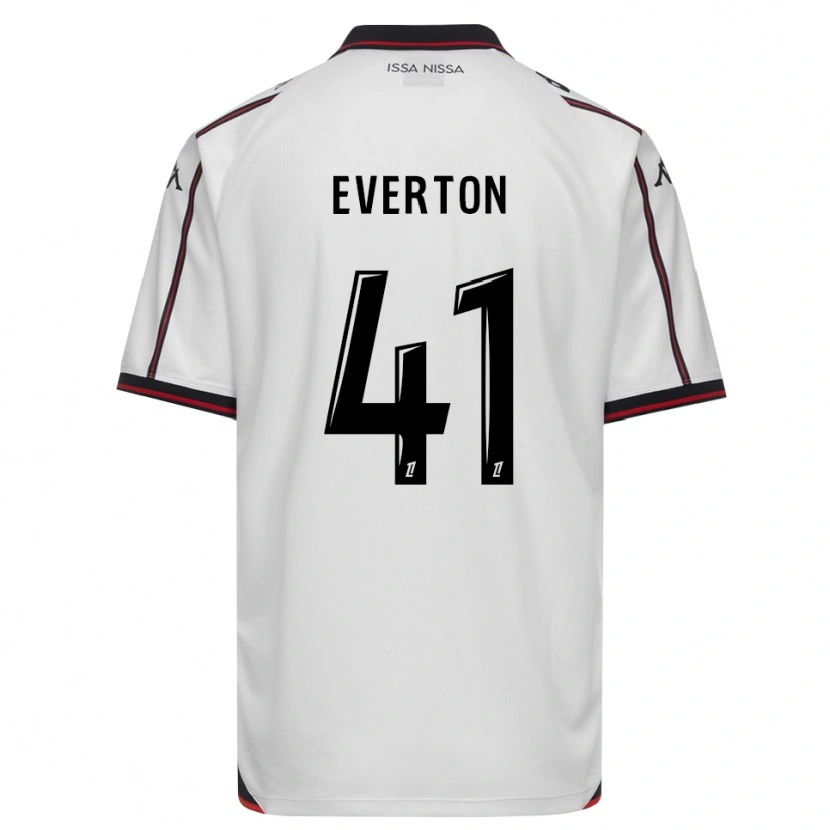 Danxen Niño Camiseta Everton Pereira Da Silva #41 Negro Blanco 2ª Equipación 2026/27 La Camisa México
