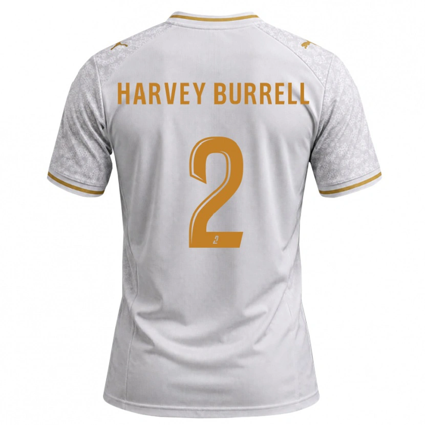 Danxen Niño Camiseta Ezeckiel Zola Ngundu #2 Blanco Gris Dorado 2ª Equipación 2026/27 La Camisa México