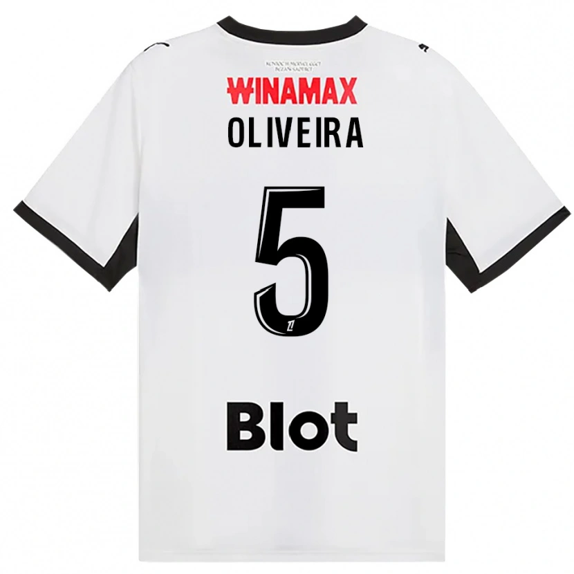 Danxen Niño Camiseta Gonçalo Oliveira #5 Negro Blanco Rojo 2ª Equipación 2026/27 La Camisa México