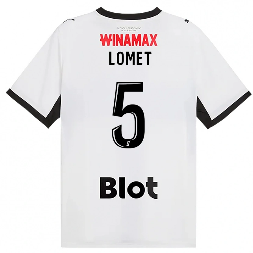 Danxen Niño Camiseta Ruben Lomet #5 Negro Blanco Rojo 2ª Equipación 2026/27 La Camisa México