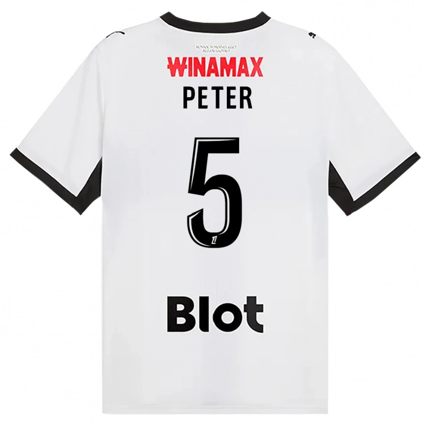 Danxen Niño Camiseta Joseph Peter #5 Negro Blanco Rojo 2ª Equipación 2026/27 La Camisa México