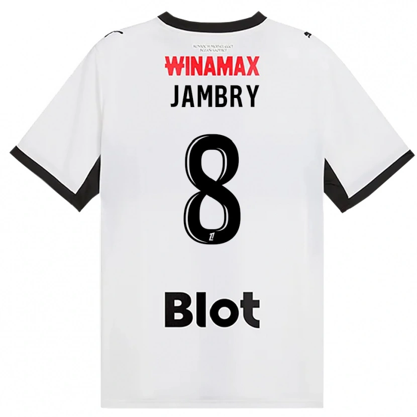 Danxen Niño Camiseta Melvin Jambry #8 Negro Blanco Rojo 2ª Equipación 2026/27 La Camisa México