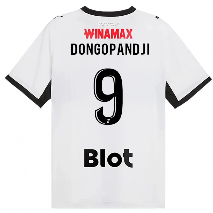Danxen Niño Camiseta Kelvin Dongopandji #9 Negro Blanco Rojo 2ª Equipación 2026/27 La Camisa México
