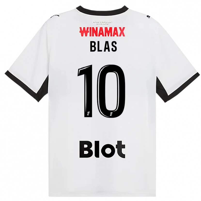 Danxen Niño Camiseta Ludovic Blas #10 Negro Blanco Rojo 2ª Equipación 2026/27 La Camisa México