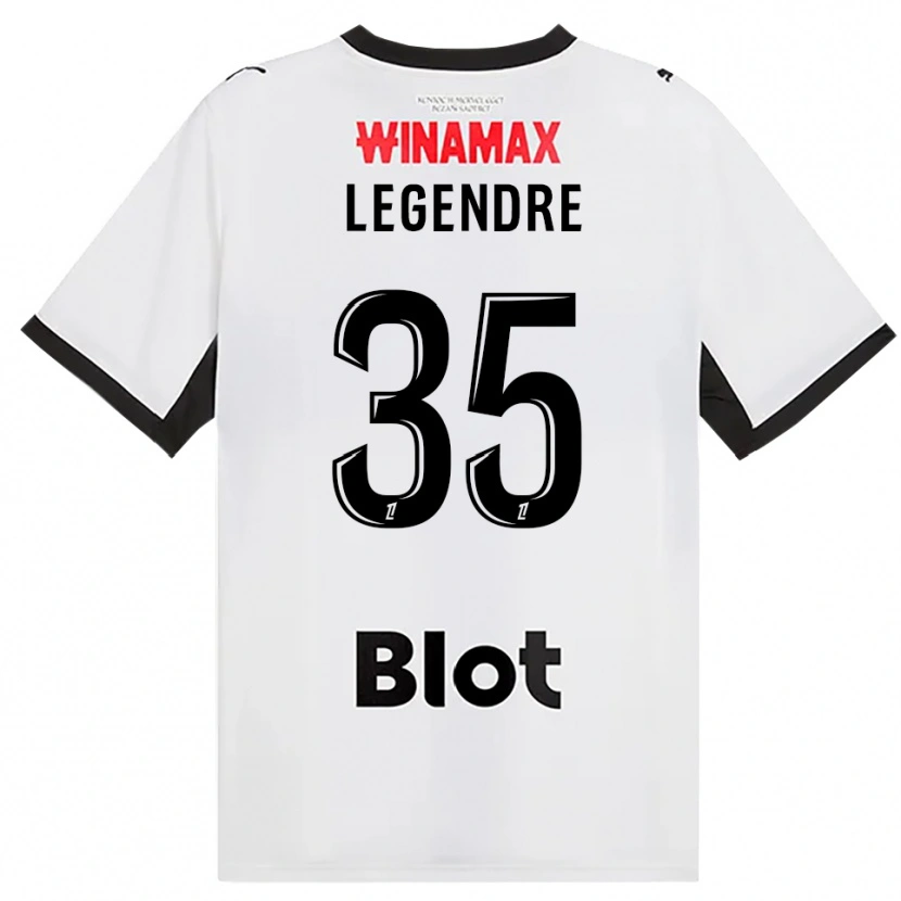 Danxen Niño Camiseta Elías Legendre Quiñónez #35 Negro Blanco Rojo 2ª Equipación 2026/27 La Camisa México