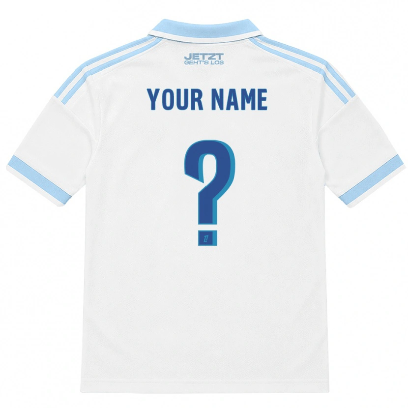 Danxen Niño Camiseta Su Nombre #0 Azul Cielo Claro Blanco Rojo 2ª Equipación 2026/27 La Camisa México