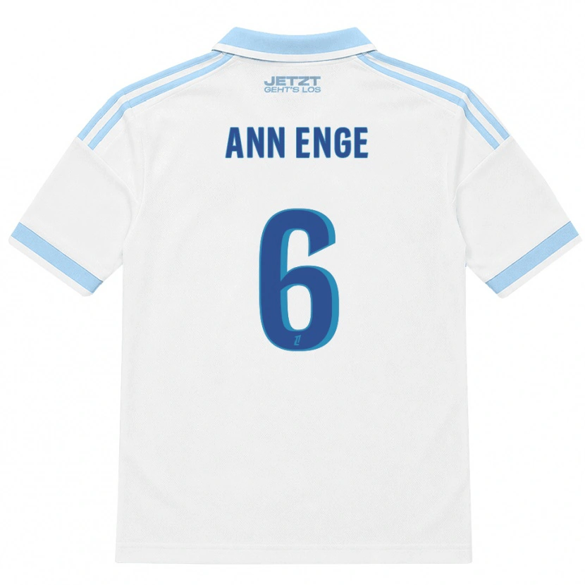 Danxen Niño Camiseta Sierra Ann Enge #6 Azul Cielo Claro Blanco Rojo 2ª Equipación 2026/27 La Camisa México