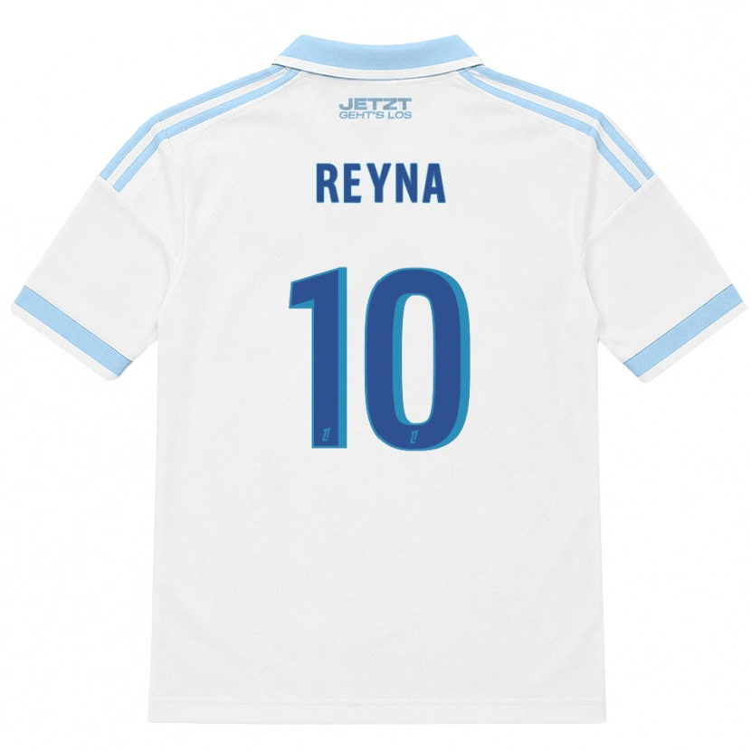 Danxen Niño Camiseta Giovanni Reyna #10 Azul Cielo Claro Blanco Rojo 2ª Equipación 2026/27 La Camisa México