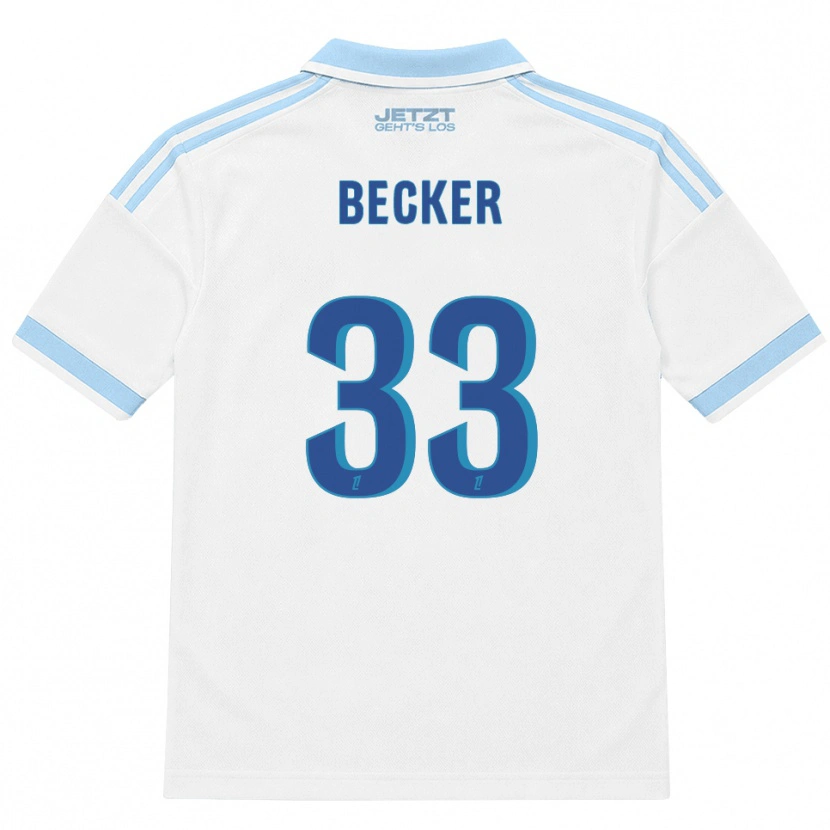 Danxen Niño Camiseta Yoann Becker #33 Azul Cielo Claro Blanco Rojo 2ª Equipación 2026/27 La Camisa México