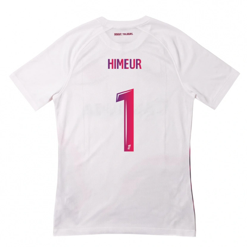 Danxen Niño Camiseta Thomas Himeur #1 Blanco Rosa Morado 2ª Equipación 2026/27 La Camisa México